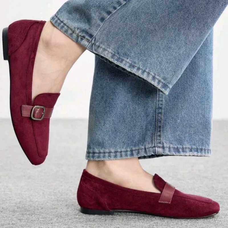 Mocasines vintage/ Burdeos