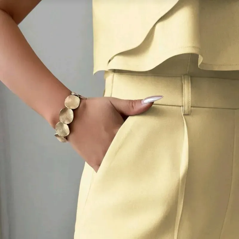 Mono/ Pantalón-Amarillo 