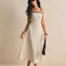 Monochrome Cross Midi
