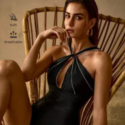 MOTF PREMIUM Traje de baño/ Negro-Blanco