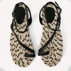 MOTF SANDALIAS DE CUERDA DE LINO