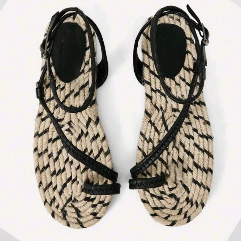 MOTF SANDALIAS DE CUERDA DE LINO