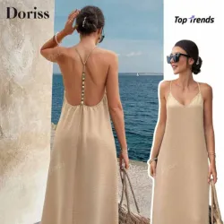 Vestido Doriss-Beige