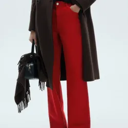 Pantalón Stretch Flare - Mango