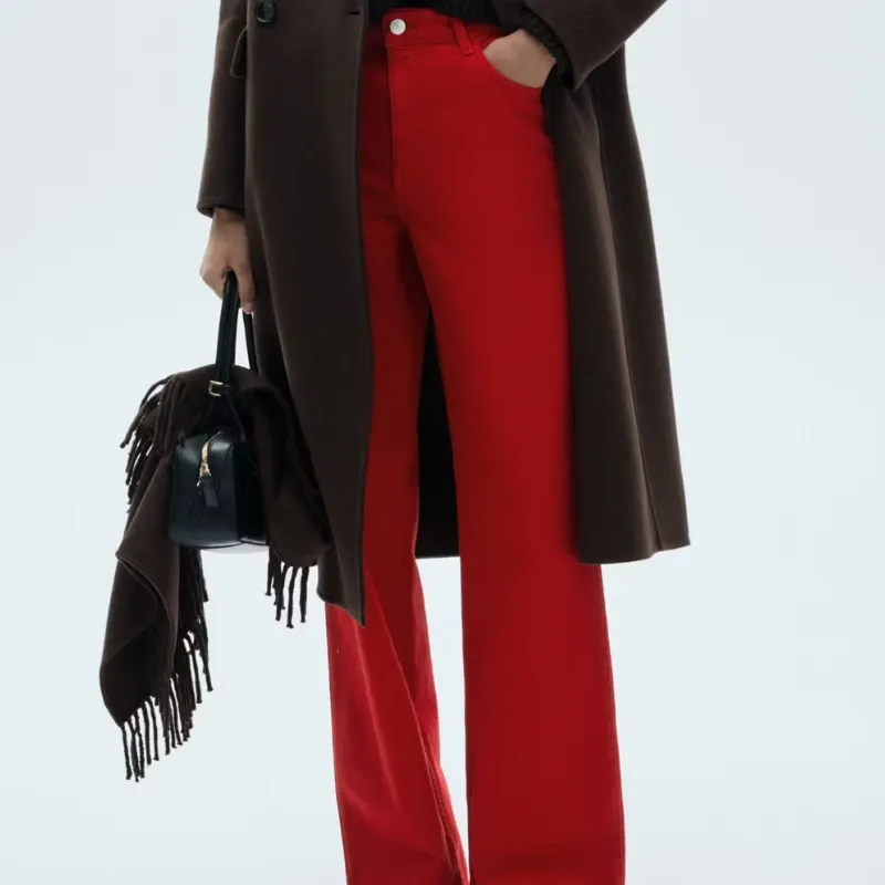 Pantalón Stretch Flare - Mango