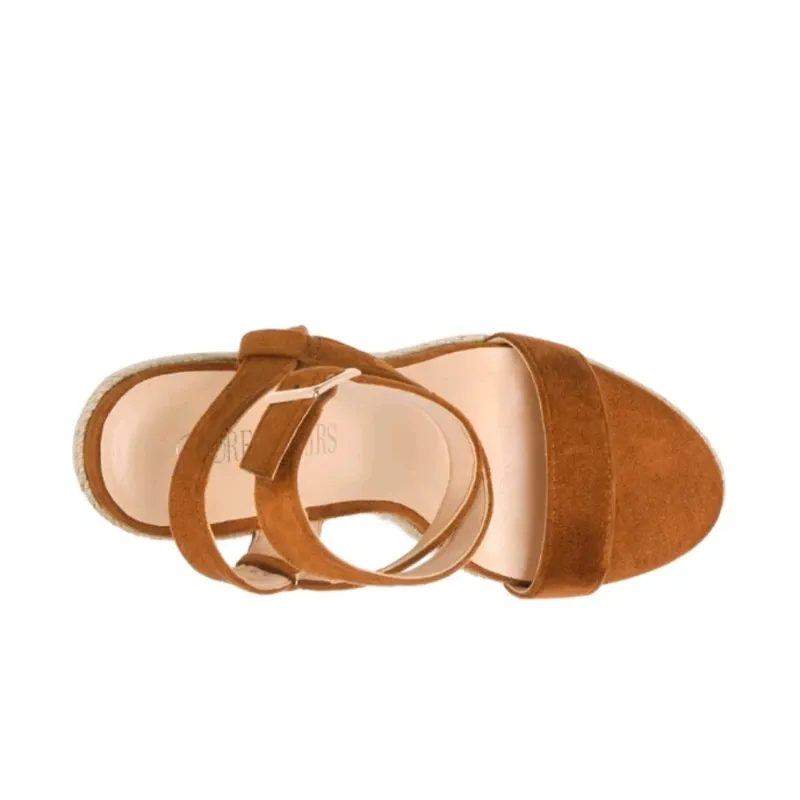Plataformas Espadrille Dream Pairs – Camel Chic