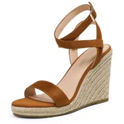 Plataformas Espadrille Dream Pairs – Camel Chic