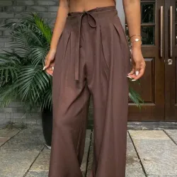 Plus Pantalones/ Marrón