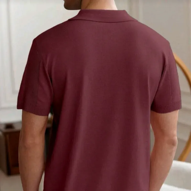 Polo de punto/ Burdeos 