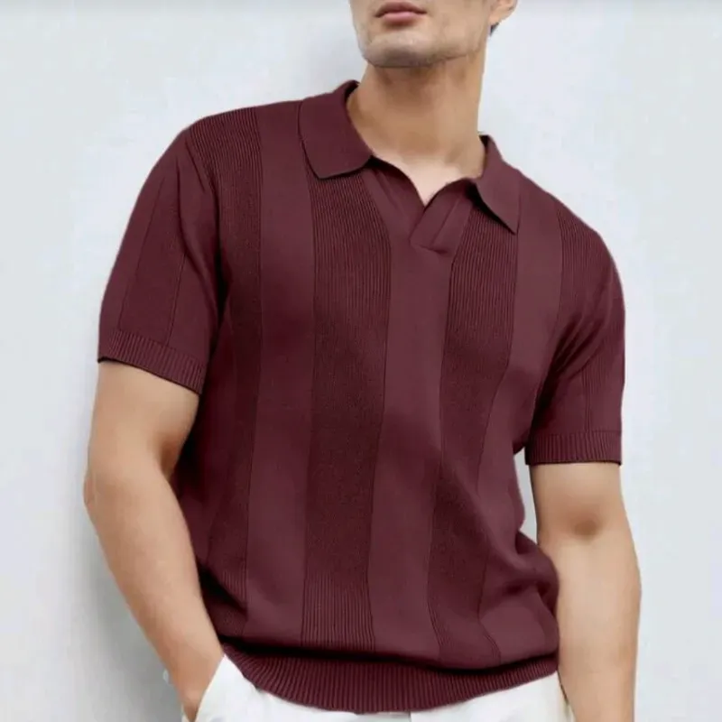 Polo de punto/ Burdeos 