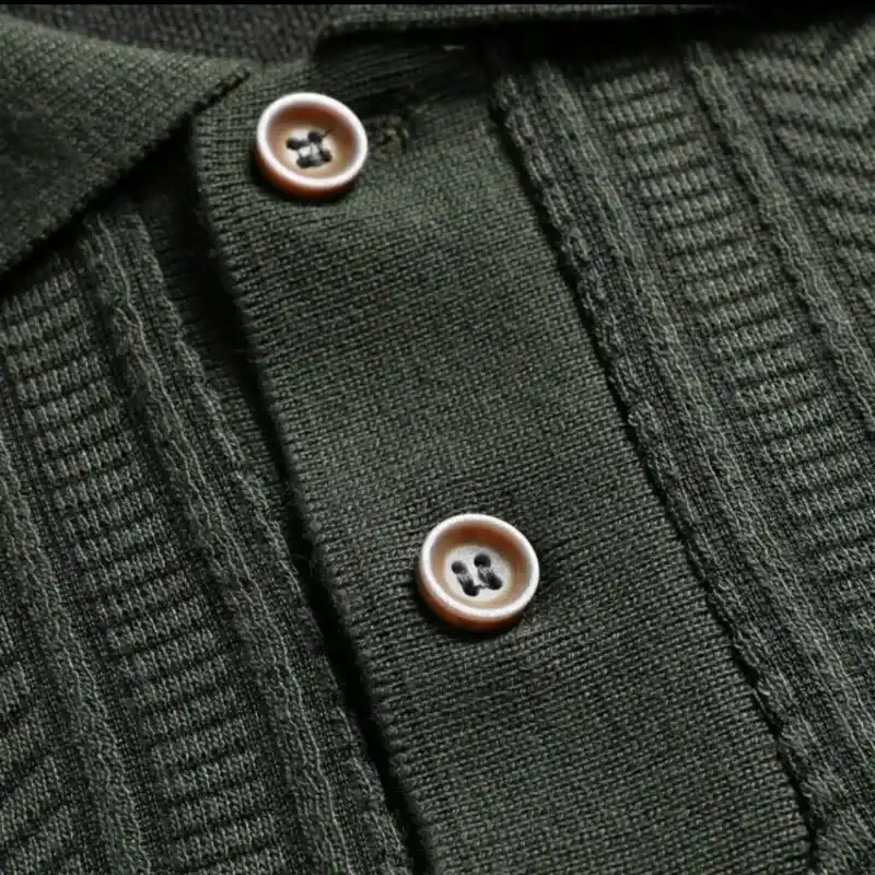 Polo de puntos/ Color verde