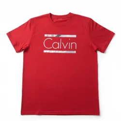 Pullover Casual de Hombre Calvin-Rojo 