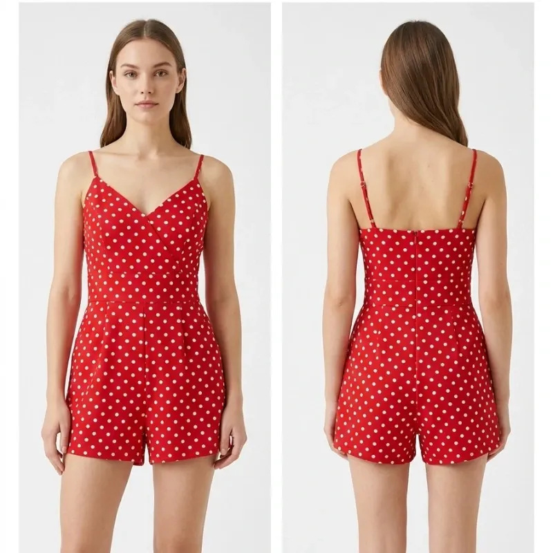 Romper Cherry Dots