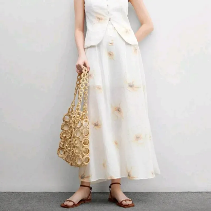 Sandalias planas/ Marrón 