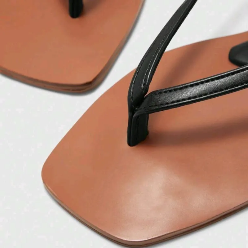 Sandalias planas /Negro