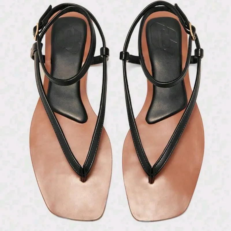 Sandalias planas /Negro