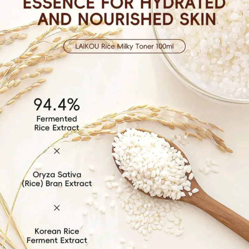 Set LAIKOU Rice: Nutrición y Poros Perfectos ✨🌾