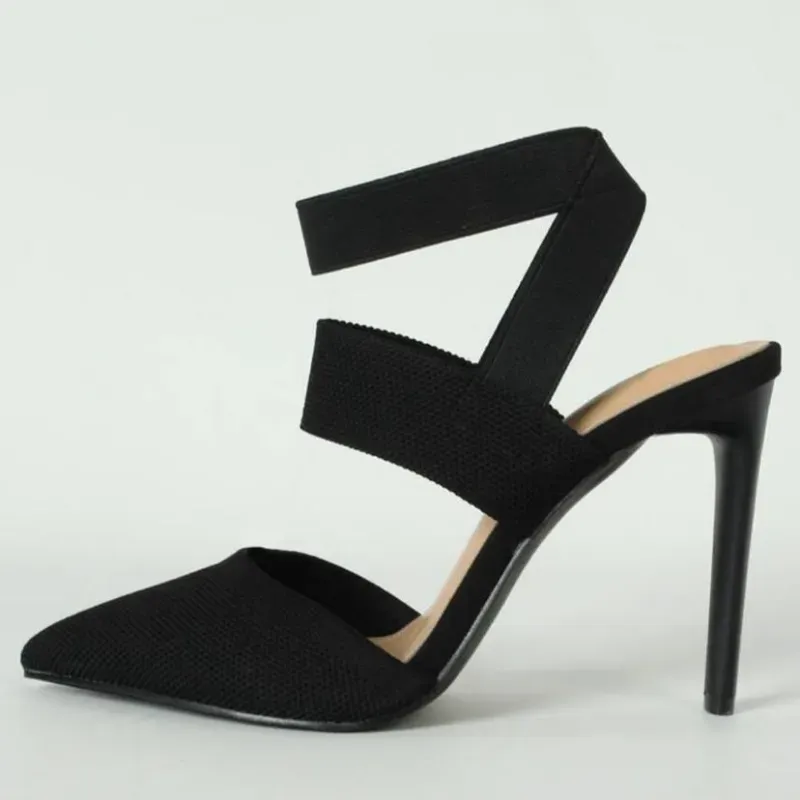 Stiletto de aguja / tiras elásticas 