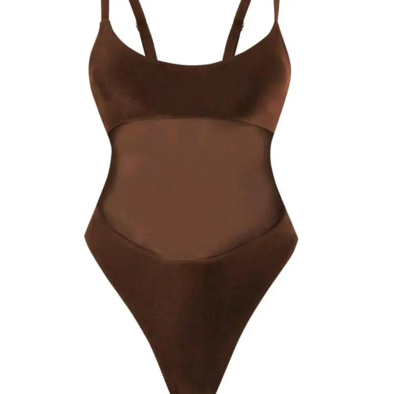 SXY Traje de baño/ Café integral