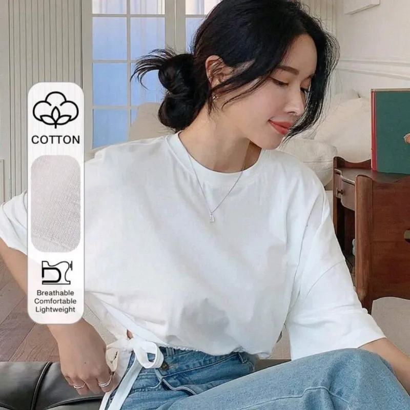 Top Corto "Pure Cotton" Ajustable