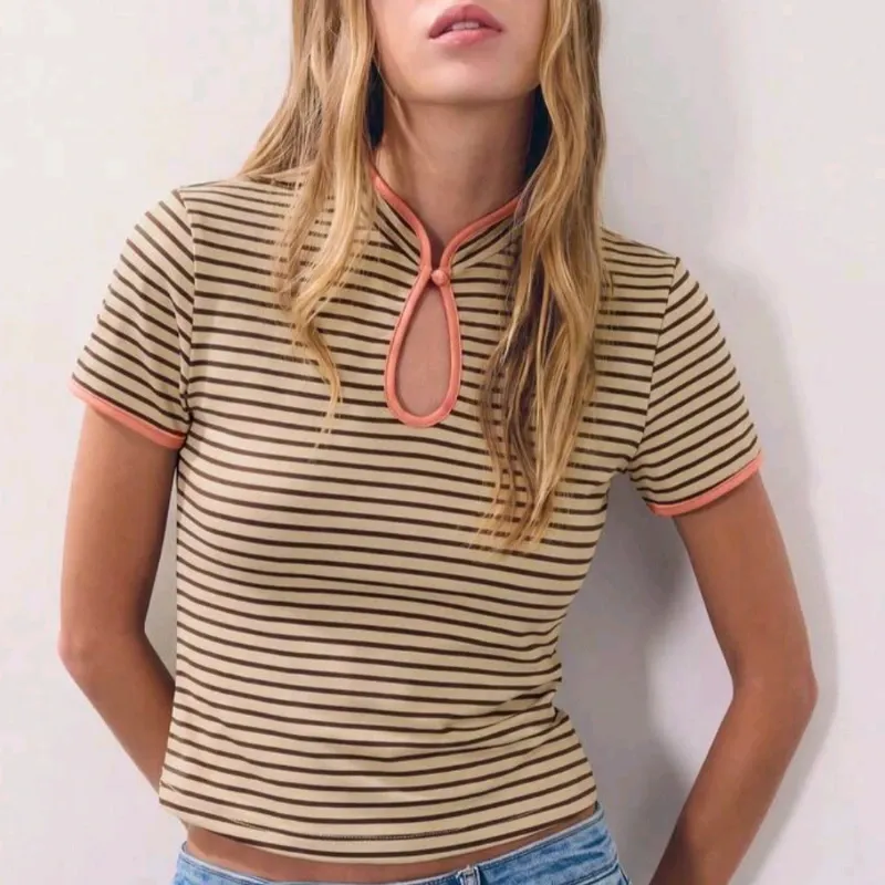 Top "Mandarín Retro"