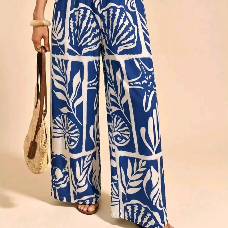 Travachic Pantaloneta/Estampado tropical💙