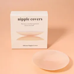 Cubre pezones reutilizables ultra delgados. 