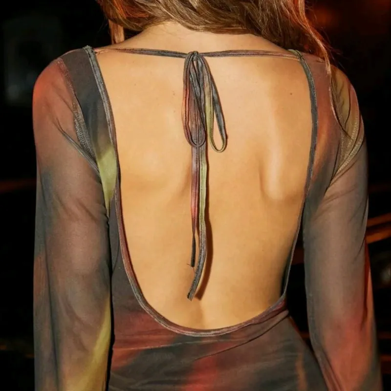 Vestido Amber Backless Mini