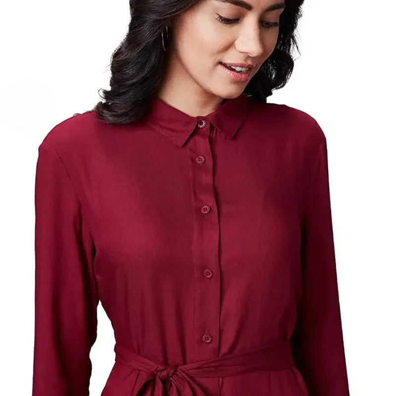 Vestido camisero satén/ ❤️