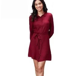 Vestido camisero satén/ ❤️