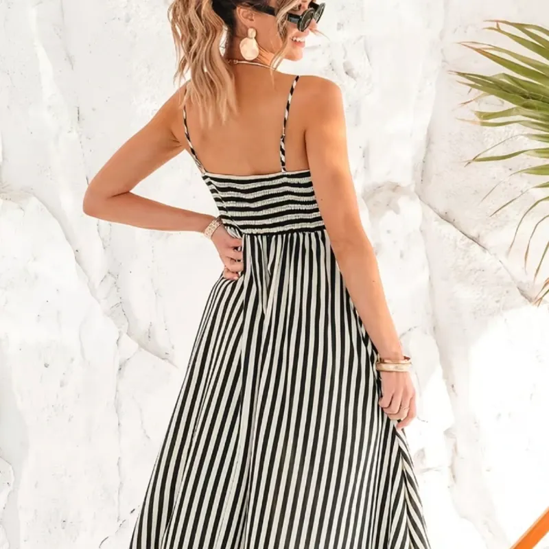 Vestido Casual "Breeze Stripes"