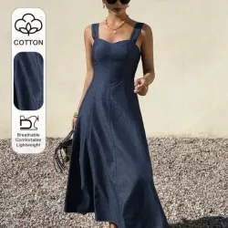 Vestido de mezclilla/ Tirantes anchos