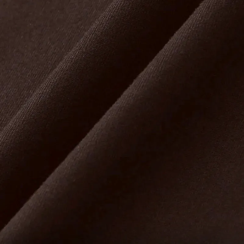 Vestido EAROU, mangas largas/Marron