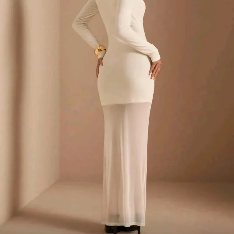 Vestido elegante/Blanco 