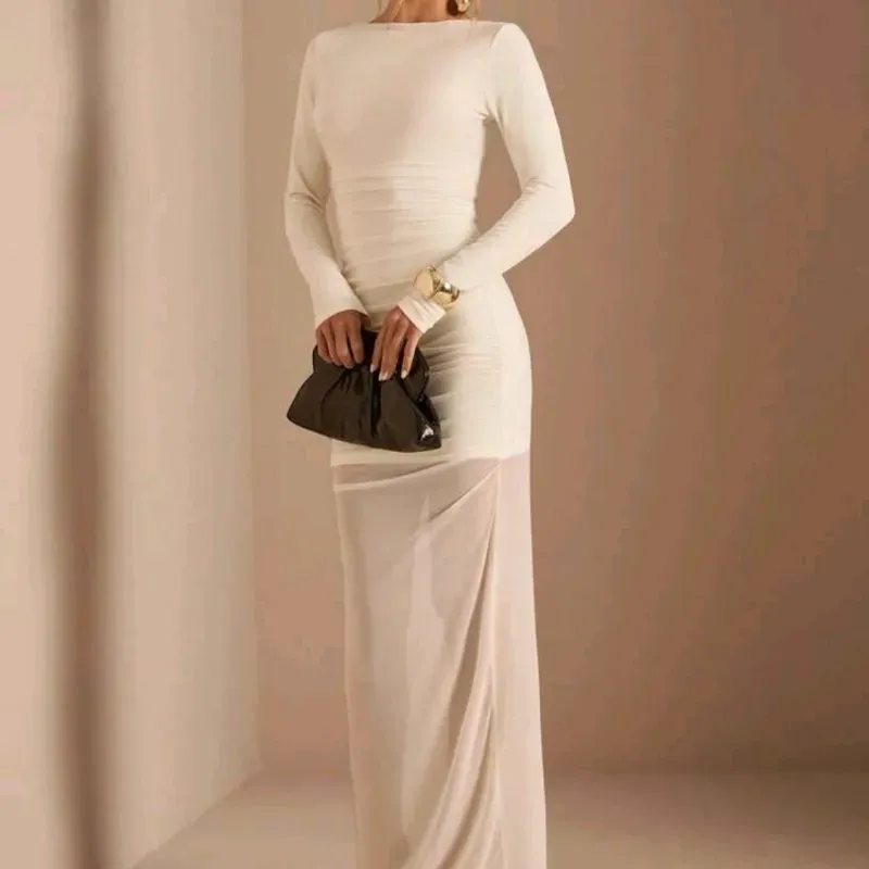 Vestido elegante/Blanco 