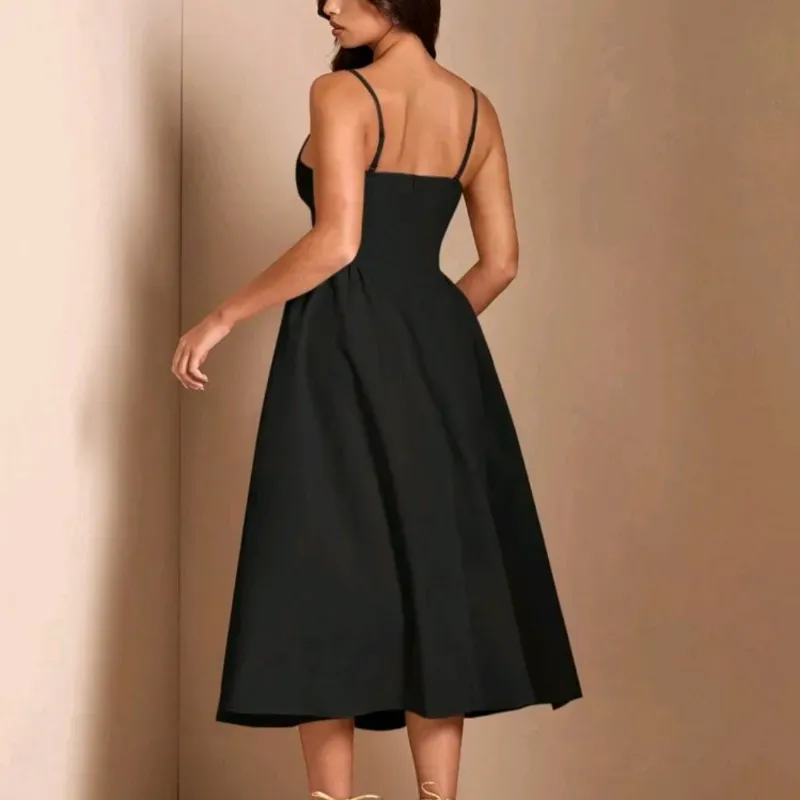 Vestido elegante Maxi/ Negro