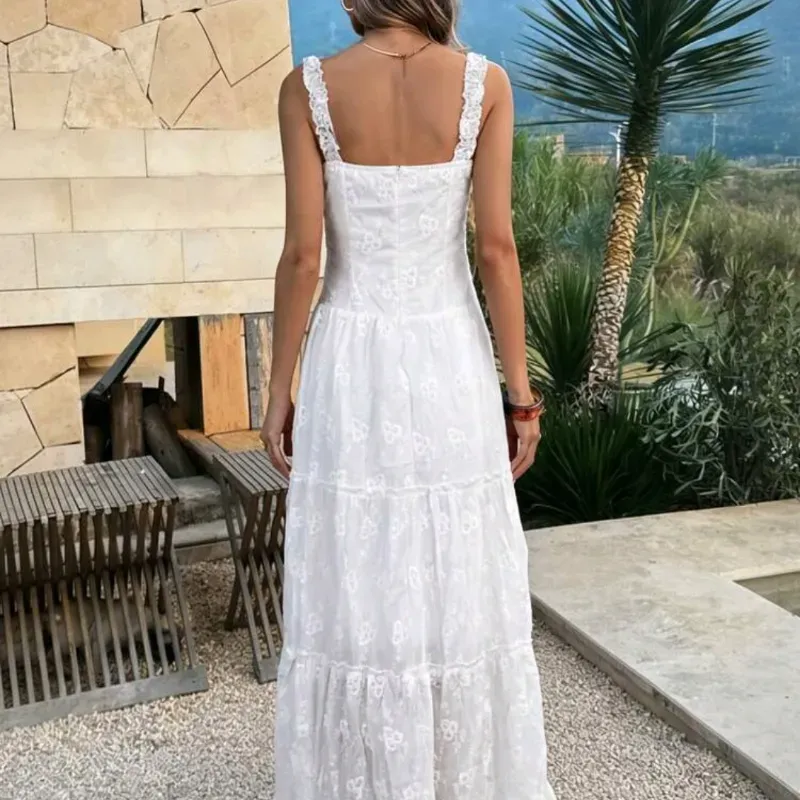 Vestido estilo Francés/ Blanco
