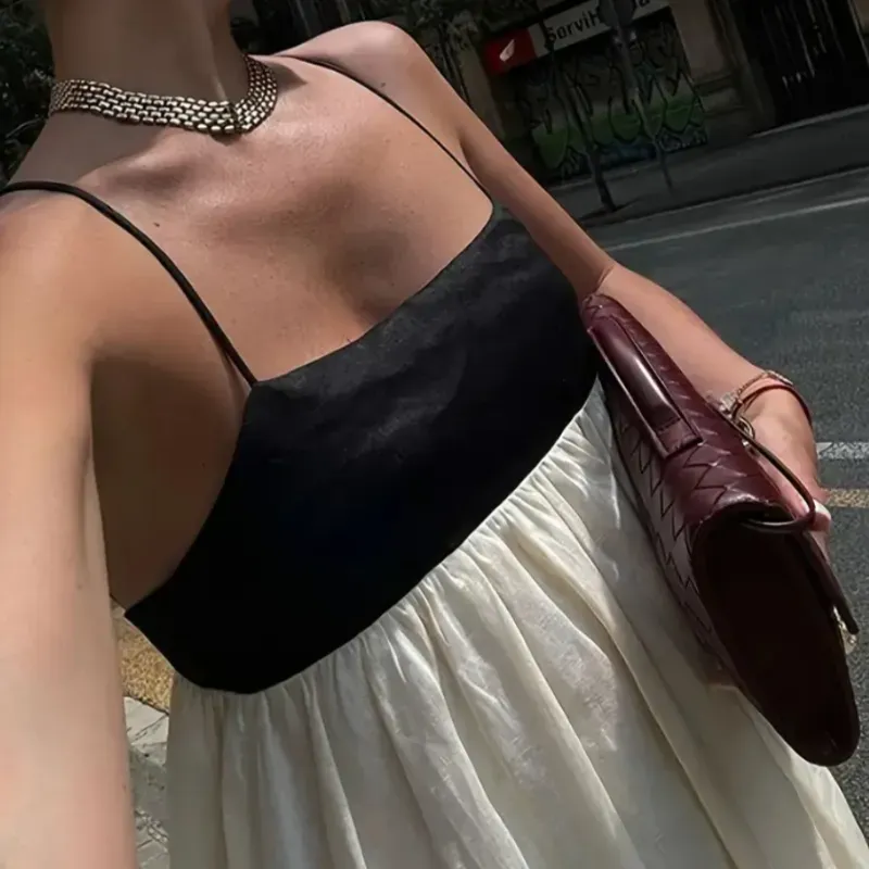 Vestido Halter/ Albaricoque