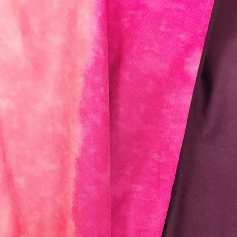 Vestido Halter Color Block "Magenta Sunset"