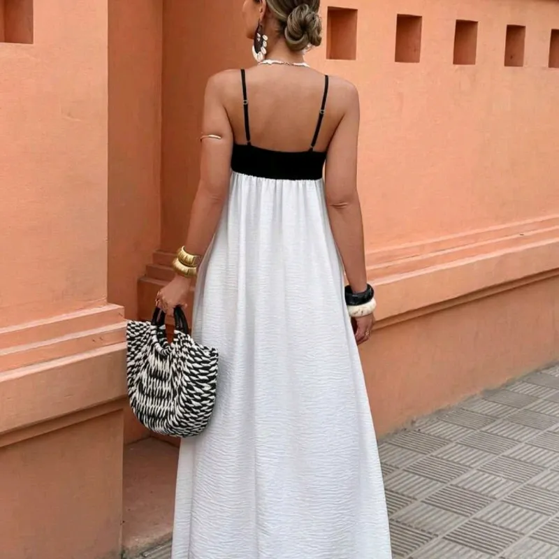 Vestido Imperio Monocromo