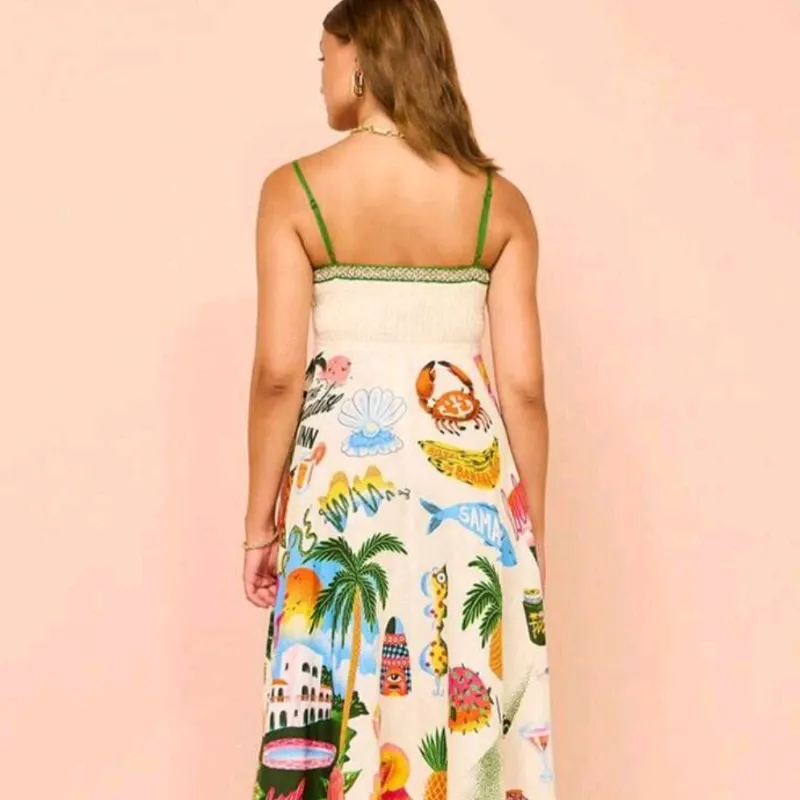 Vestido lino /Amalfi Vibes Collection