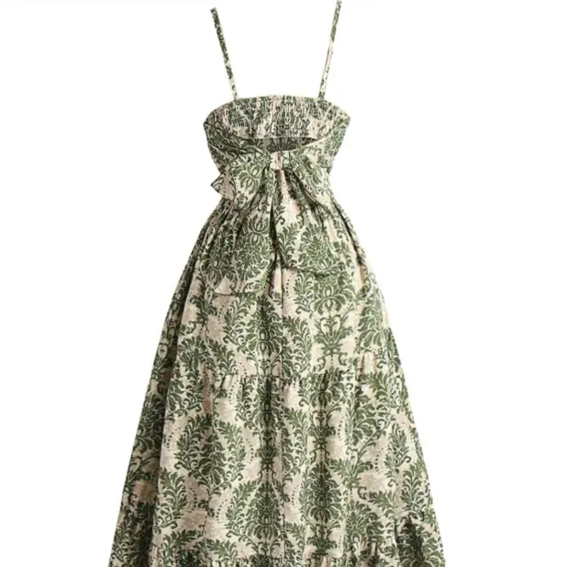 Vestido midi/ diseño floral chic