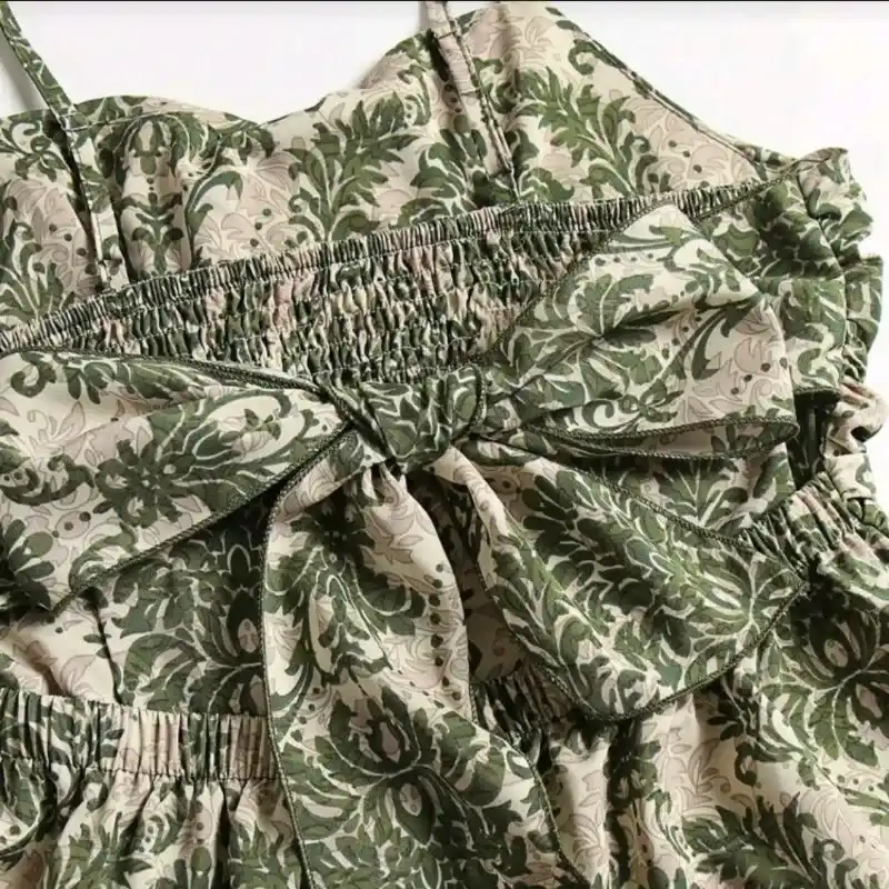 Vestido midi/ diseño floral chic