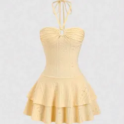 Vestido Mini "Limoncello Vibe"
