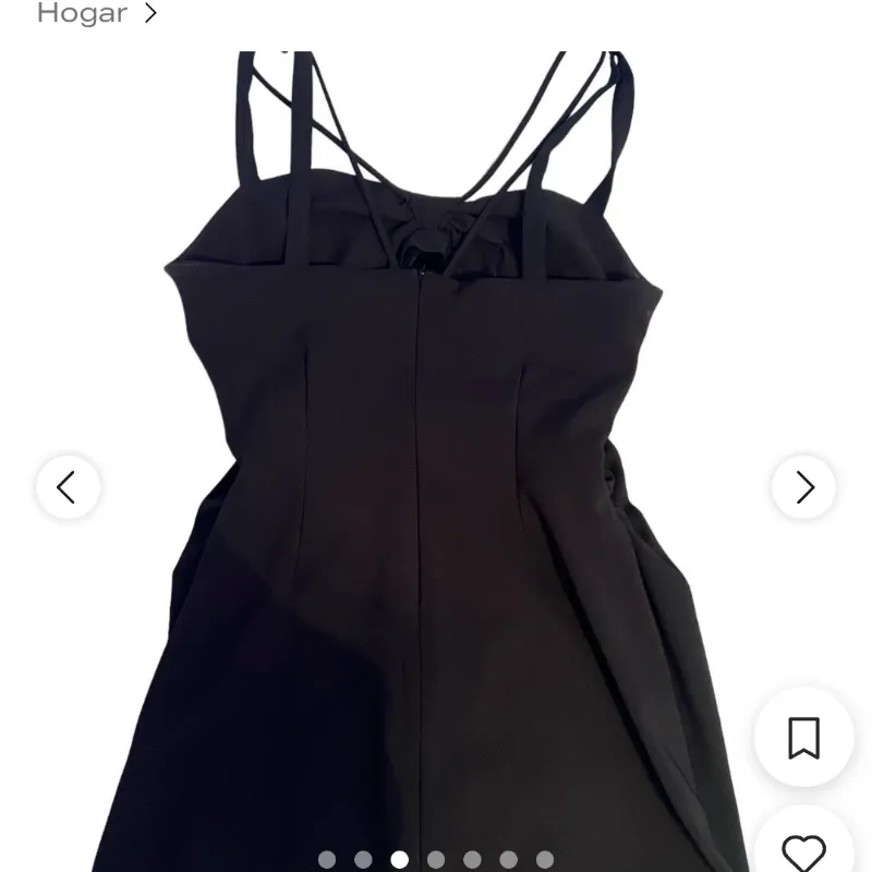 Vestido Mini Noir Drapeado ZARA
