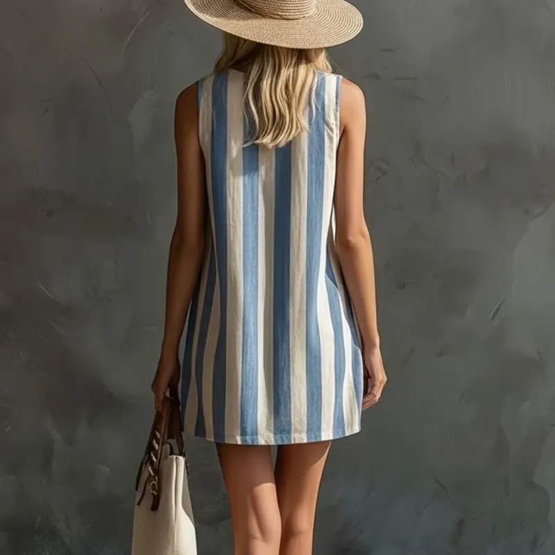 Vestido Mini "Striped Ease"