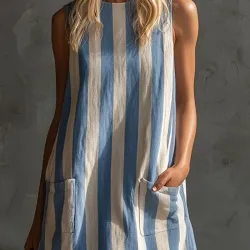 Vestido Mini "Striped Ease"