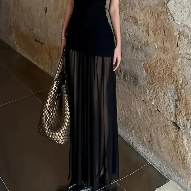 Vestido Pasta/ Negro