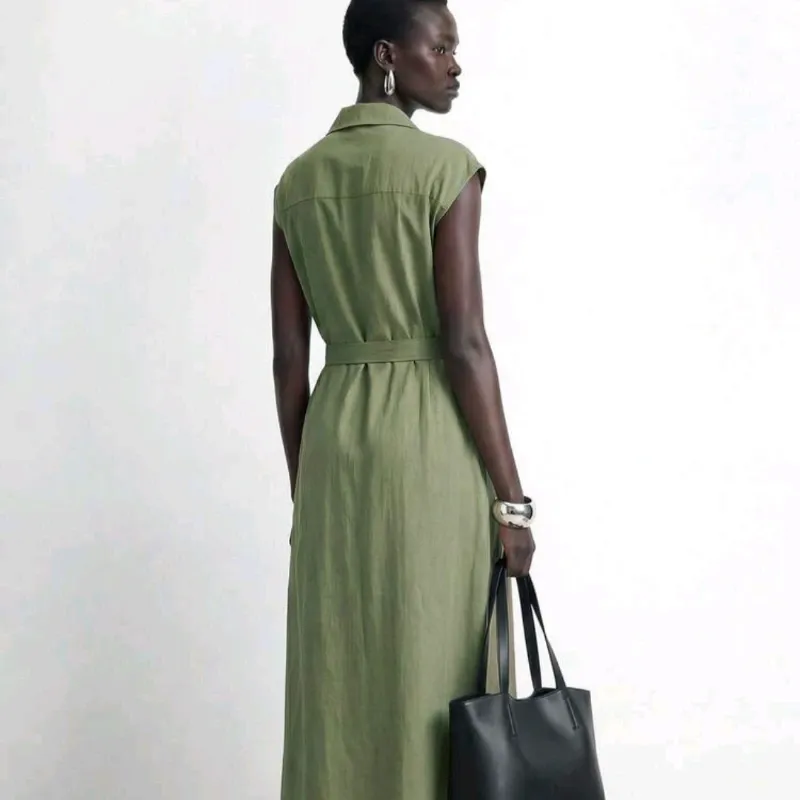 Vestido "Safari Oliva"