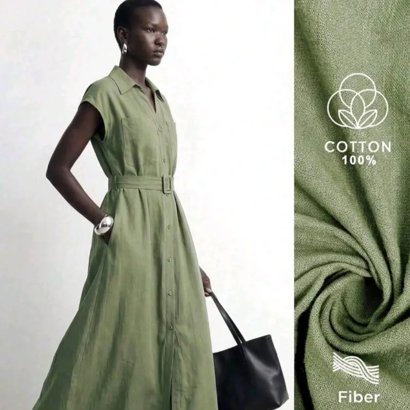 Vestido "Safari Oliva"